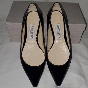Jimmy Choo Romy Patent Leather Flats